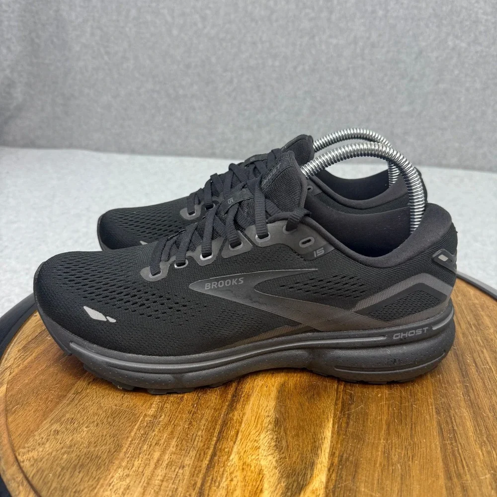 Brooks Ghost 15 Womens Running Shoes Black Size 9 1203801B020